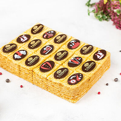 Наполеон пирожные-канапе ко Дню отца в У Палыча. С пылу, с жару! по цене 1440 ₽