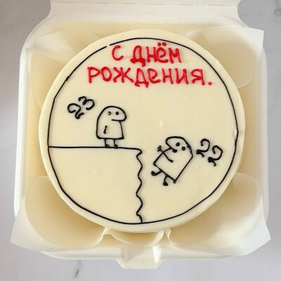 Бенто-торт Падающий чудик в Кондитерская Конфетка Питер по цене 1800 ₽