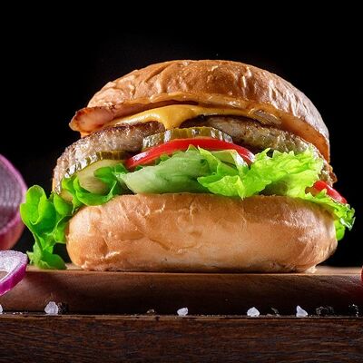 Бургер с копченой индейкой в Mesto Burger по цене 219