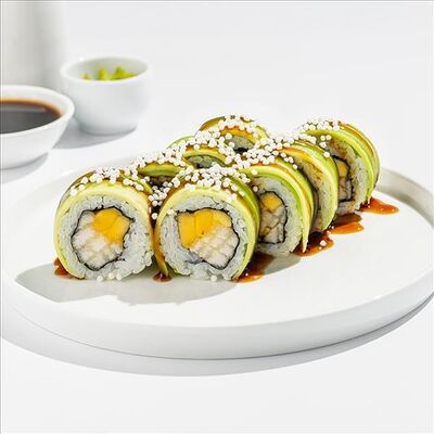Вегетарианский ролл 4 в SeabasSushi по цене 860 ₽
