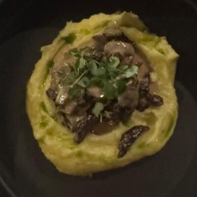 Бефстроганов с картофельным пюре в Пепе Неро по цене 1100 ₽