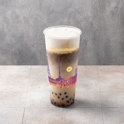 Айс латте Крем-брюле с тапиокой в Шоколадница по цене 420 ₽