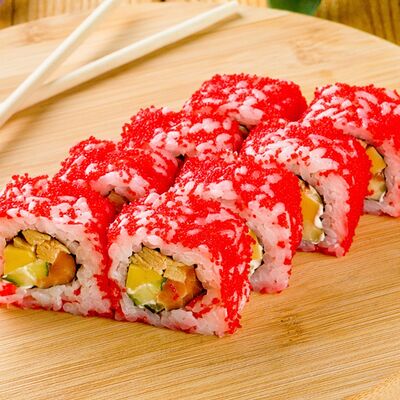 Ролл Калифорния с лососем в Белый Аист по цене 495 ₽