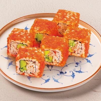 Ролл Калифорния с крабом в Урюк по цене 890 ₽