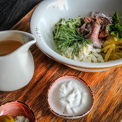 Окрошка с ростбифом в Чо? Капчо! по цене 380