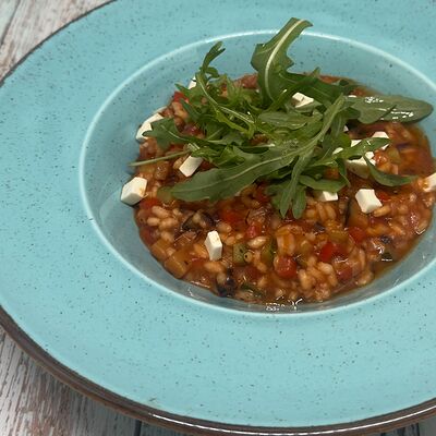 Ризотто с овощами и брынзой в Сова по цене 595 ₽