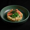 Оливье с запеченными овощами и копченым лососем в Level kitchenbar по цене 640