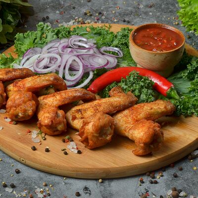 Шашлык крыло куриное в Шашлычный дворик по цене 480 ₽