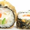 Ролл жареный с лососем темпура в MaybeSushi по цене 385