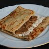 Блины с курицой и грибами в белом соусе в Русские блины по цене 527