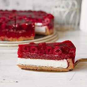Чизкейк с малиной в SushiKent по цене 460 ₽