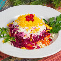 Салат Сельдь энд шуба в Мушмула