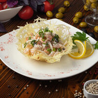 Салат Коралловый риф в Водопад