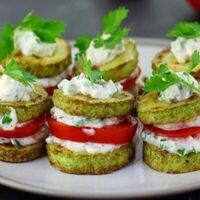 Кабачки запечённые с помидором и сыром в Европа