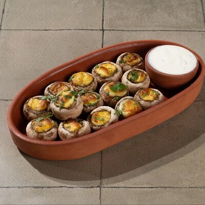 Запеченные шампиньоны в Ачарули по цене 490 ₽