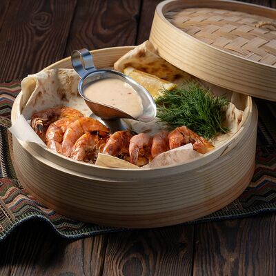 Тигровые креветки в Чё? Харчо! по цене 2400 ₽