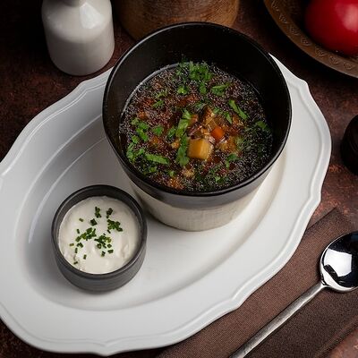 Похлебка с лесными грибами в DiDi по цене 640 ₽