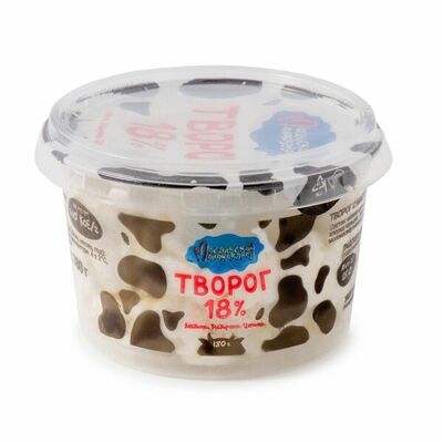 Творог 18%, Мосальский молокозавод Бзмж в Азбука Вкуса Экспресс Меню по цене 119 ₽