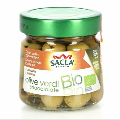 Оливки зелёные Sacla без косточки Био Италия в Азбука Вкуса Экспресс Меню по цене 443 ₽