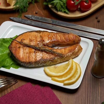 Семга стейк с лимоном в The Кухня по цене 1700 ₽
