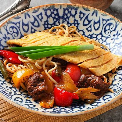 Каурма Лагман в Чайхона №1 Тимура Ланского по цене 870 ₽