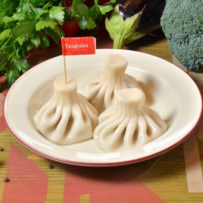 Хинкали из телятины в АйДаБаран по цене 550 ₽