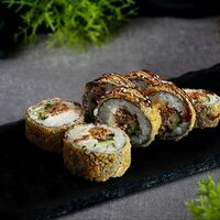 Темпура с жареным лососем в Hanami