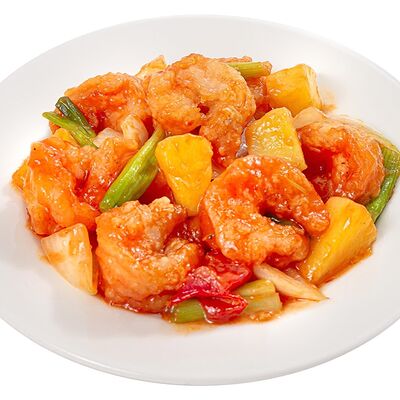 Креветка в кисло-сладком соусе в Дамплинг Репаблик по цене 910 ₽