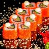 Калифорния с тобико и снежным крабом в Токио по цене 450