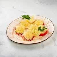 Помидоры с чесноком и сыром в Хуторок