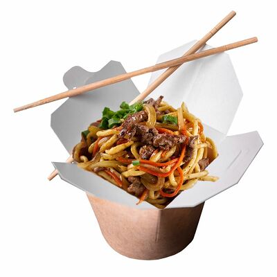 Wok Говядина в соусе терияки с лапшой и овощами в Суши пицца бургер по цене 441 ₽