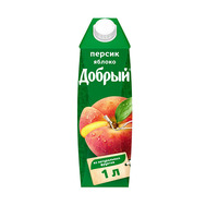 Сок Яблоко-Персик 1 л в Mozza Pizza