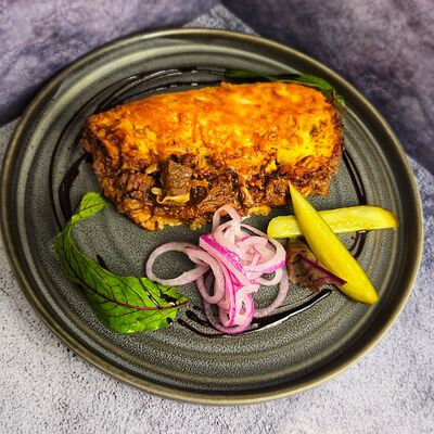 Драник с говядиной и овощамив Сытый гусь по цене 680 ₽