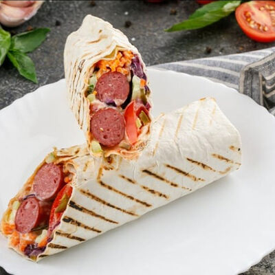 Хот-дог в лаваше в Шаверма шамс по цене 399 ₽