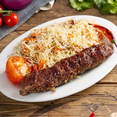 Люля-кебаб с рисом в Чайхана афган кебаб по цене 780 ₽