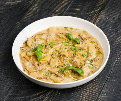 Ньокки с белыми грибами Яндекс в Снегири на Лагерном по цене 730 ₽