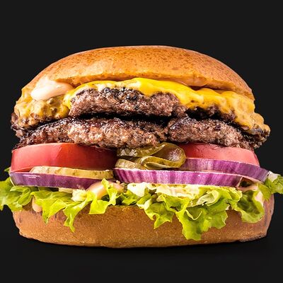 Бургер Классика Black Angus двойной в Black Star Burger по цене 970 ₽