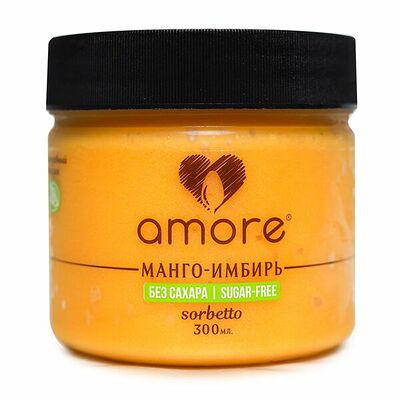 Сорбет Amore Манго-Имбирь Без сахара в Азбука Вкуса Экспресс Меню по цене 416 ₽
