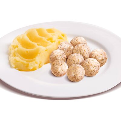 Картофельное пюре с 9 фрикадельками в Сковородовна по цене 334 ₽