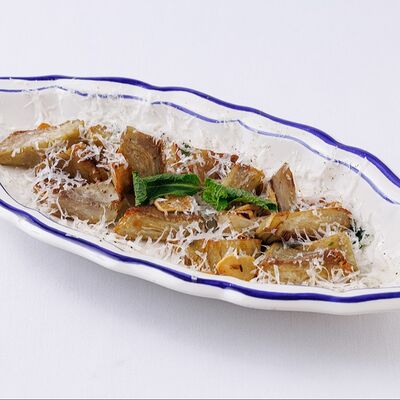 Жареный артишок с мятой в Mela по цене 720 ₽