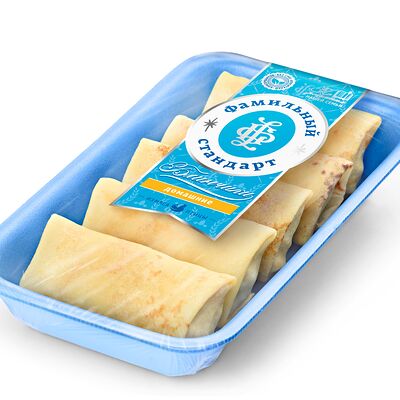 Блинчики Домашние с курицей быстрозамороженные в Гудди по цене 330 ₽