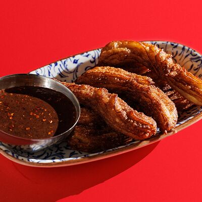 Чуррос с дипом из шоколада в Muchachos по цене 500 ₽