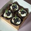 4 капкейка со свежей голубикой, розмарином и Орео в Marys Cakes по цене 1590
