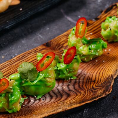 Креветки васаби в Пламя по цене 940 ₽