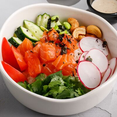 Поке с лососем в Мангал&Грузия по цене 790 ₽