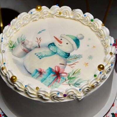 Бенто-торт Новогодний декор 2 в Di Panna Confetteria по цене 2090 ₽