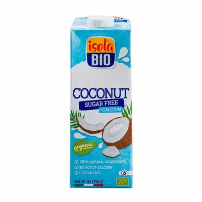Напиток кокосовый органический с добавлением кальция без сахара, Isola bio Италия в Азбука Вкуса Экспресс Меню по цене 330 ₽