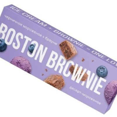 Мороженное Boston Brownie Черничное в Isebreeze по цене 228 ₽