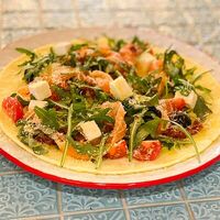 Фриттата со слабосоленой семгой в Iris