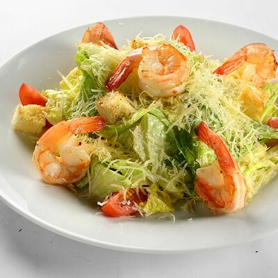 Салат Цезарь с креветками в Шаурма на мангале 24 по цене 480 ₽